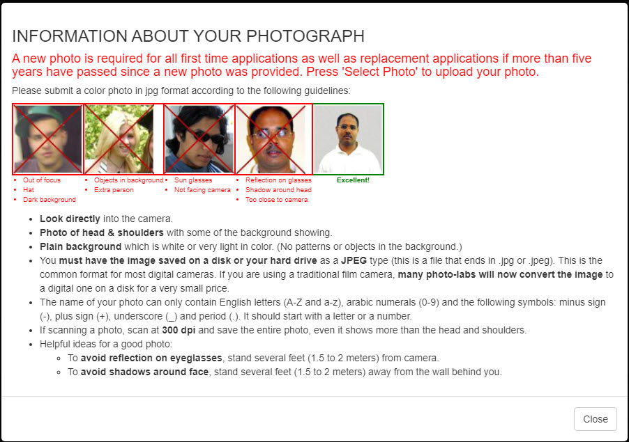 info about your photo